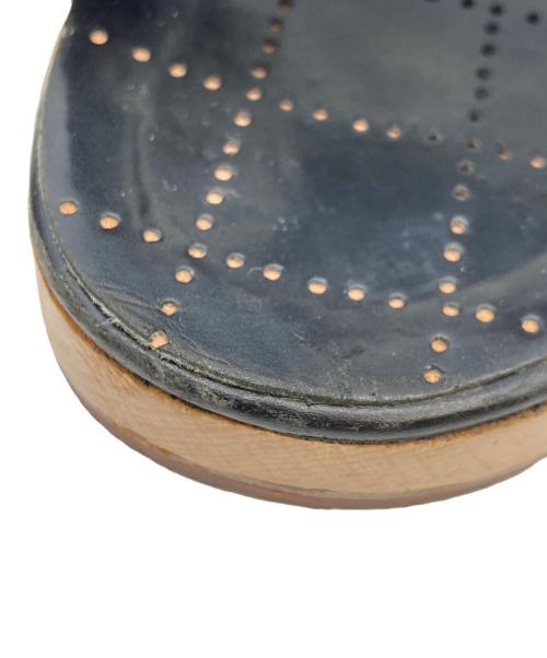 CHANEL（シャネル）CHANEL (シャネル) ココマークヒールサンダル ブラック サイズ:SIZE 36 1/2の古着・服飾アイテム