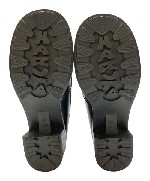 HARUTA（ハルタ）HARUTA (ハルタ) PERVERZE (パーバーズ) タッセルローファー ブラック サイズ:24の古着・服飾アイテム