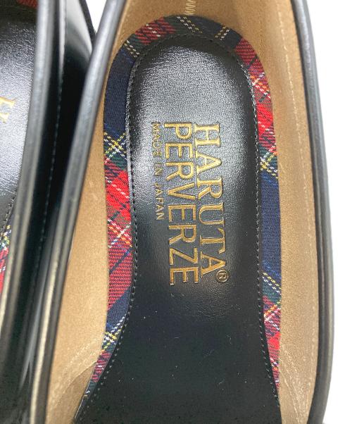 HARUTA（ハルタ）HARUTA (ハルタ) PERVERZE (パーバーズ) タッセルローファー ブラック サイズ:24の古着・服飾アイテム