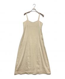 anuans（アニュアンス）の古着「クロシェニットマーメイドワンピース」｜ベージュ