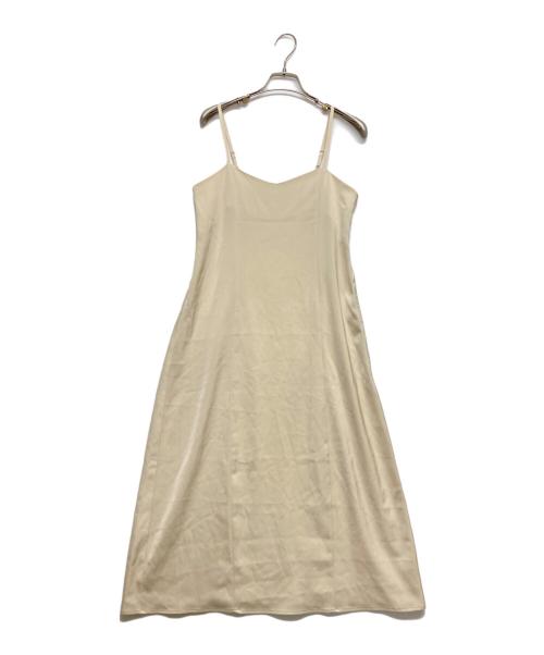 anuans（アニュアンス）anuans (アニュアンス) クロシェニットマーメイドワンピース ベージュ サイズ:SIZE Mの古着・服飾アイテム