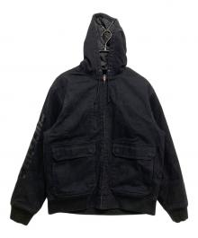 SUPREME（シュプリーム）の古着「Canvas Hooded Work Jacket」｜ブラック