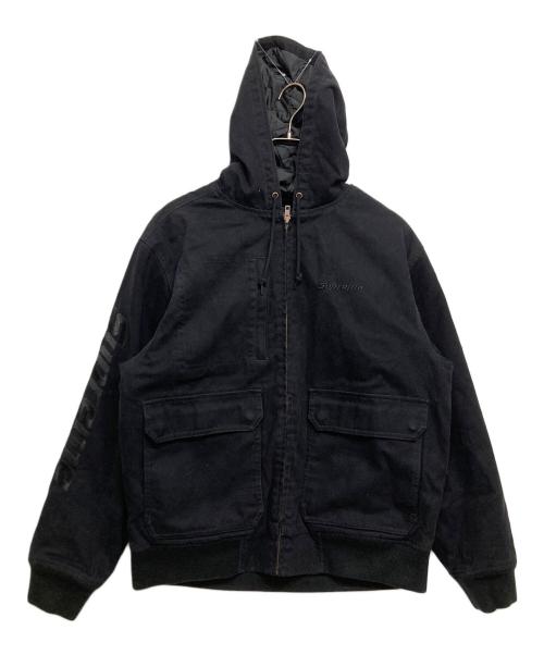 SUPREME（シュプリーム）SUPREME (シュプリーム) Canvas Hooded Work Jacket ブラック サイズ:SIZE Mの古着・服飾アイテム