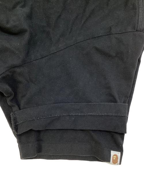 A BATHING APE（アベイシングエイプ）A BATHING APE (アベイシングエイプ) embroidered logo T-shirt ブラック サイズ:SIZE Mの古着・服飾アイテム