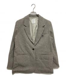 crewre（クルーレ）の古着「ソフトツイードオーバージャケット　cr25aw03159」｜ベージュ