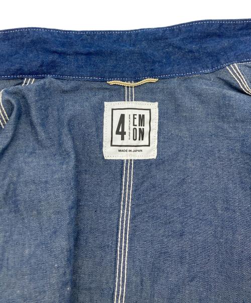 EMON（エモン）EMON (エモン) デニムカバーオール インディゴ サイズ:SIZE4の古着・服飾アイテム