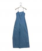AURALEEオーラリー）の古着「WASHED FINX TWILL JUMPSUIT」｜ブルー