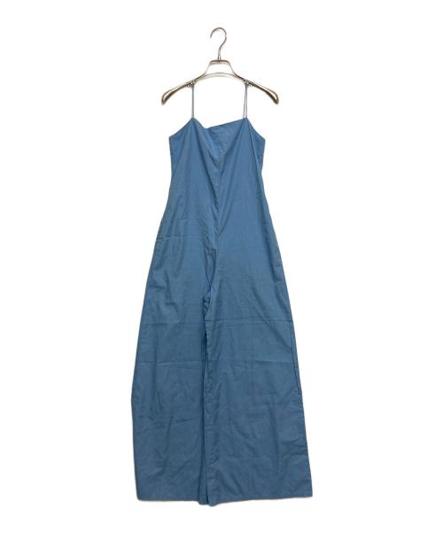 AURALEE（オーラリー）AURALEE (オーラリー) WASHED FINX TWILL JUMPSUIT ブルー サイズ:SIZE0の古着・服飾アイテム