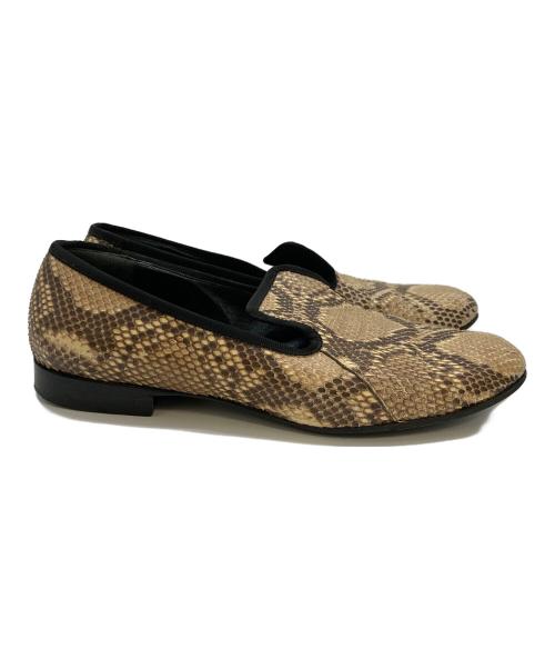 CELINE（セリーヌ）CELINE (セリーヌ) パイソンスリッポン ベージュ サイズ:SIZE36の古着・服飾アイテム