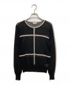 DRIES VAN NOTENドリスヴァンノッテン）の古着「シースルーニット」｜ブラック