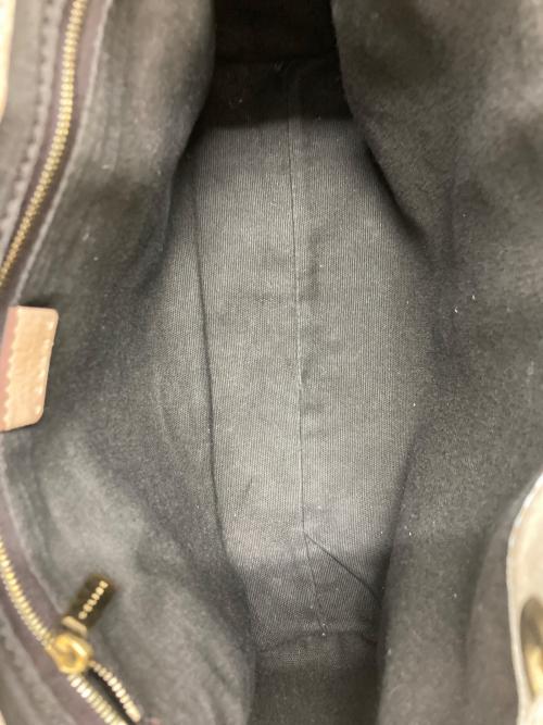 CELINE（セリーヌ）CELINE (セリーヌ) パンチングオールドショルダーバッグ ベージュの古着・服飾アイテム