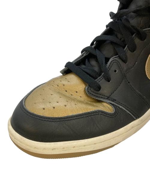 NIKE（ナイキ）NIKE (ナイキ) Air Jordan 1 Retro High OG ゴールド×ブラック サイズ:SIZE30cmの古着・服飾アイテム