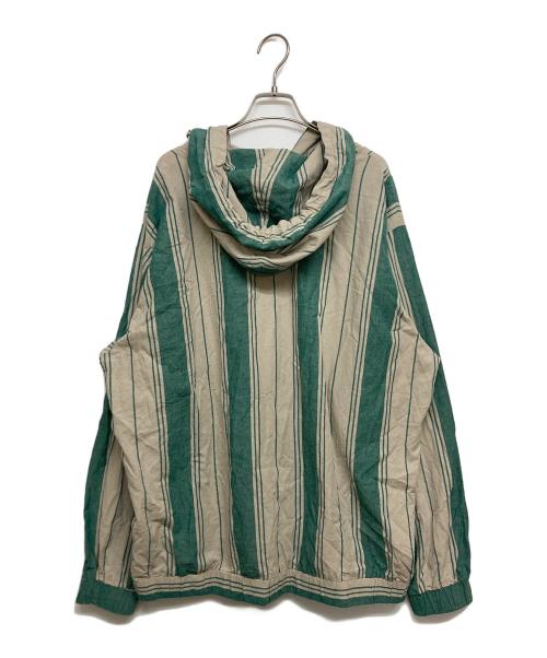 WIND AND SEA（ウィンダンシー）WIND AND SEA (ウィンダンシー) ジップシャツ ベージュ×グリーン サイズ:SIZE XLの古着・服飾アイテム