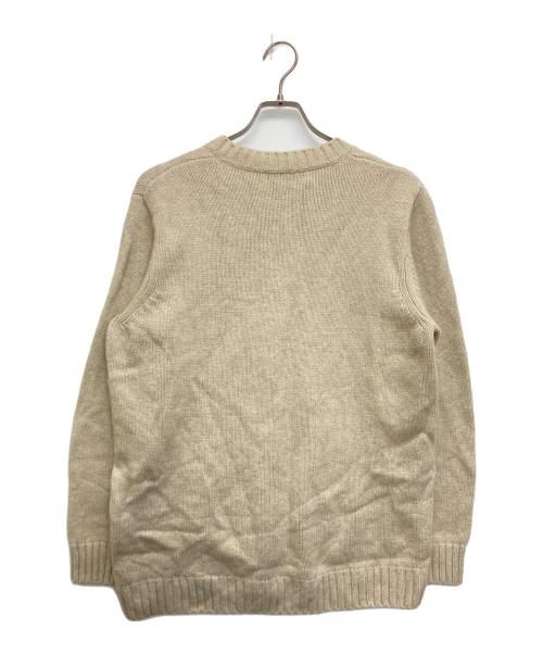 UNDERCOVER（アンダーカバー）UNDERCOVER (アンダーカバー) パッチ ワーク 刺繍 コラージュニット　UC2A4901-3 ベージュ サイズ:SIZE 3の古着・服飾アイテム