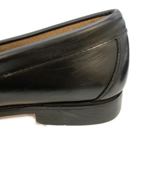 G.H.BASS（ジーエイチバス）G.H.BASS (ジーエイチバス) TOMORROW LAND (トゥモローランド) 別注WEEJUNSペニーローファー ブラック サイズ:SIZE7の古着・服飾アイテム