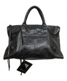 BALENCIAGA（バレンシアガ）の古着「THE WORK ザ ワーク / エディターズ レザー ハンドバッグ」