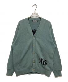 Hysteric Glamour（ヒステリックグラマー）の古着「WOMAN BANANA編込 カーディガン」｜グリーン