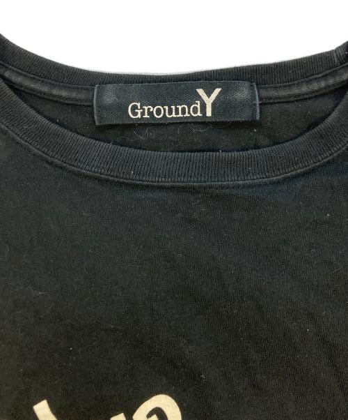 GROUND Y（グラウンドワイ）GROUND Y (グラウンドワイ) 河鍋暁斎 三味線を弾く骸骨下絵Tシャツ ブラック サイズ:SIZE4の古着・服飾アイテム
