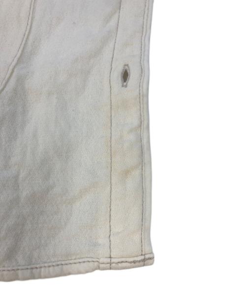 and wander（アンドワンダー）and wander (アンドワンダー) twill c/w LS shirt ホワイト サイズ:SIZE Lの古着・服飾アイテム