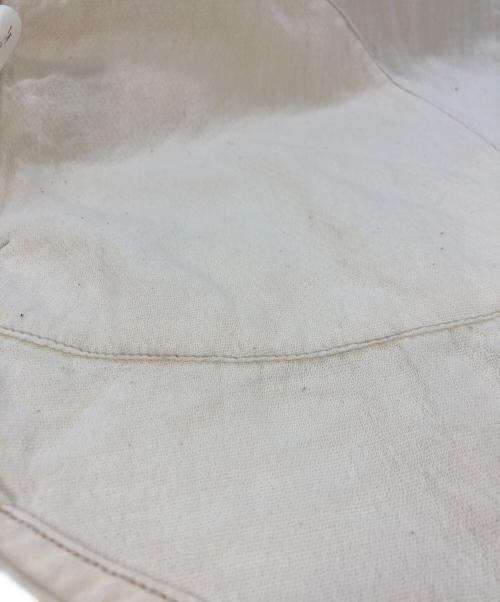 and wander（アンドワンダー）and wander (アンドワンダー) twill c/w LS shirt ホワイト サイズ:SIZE Lの古着・服飾アイテム