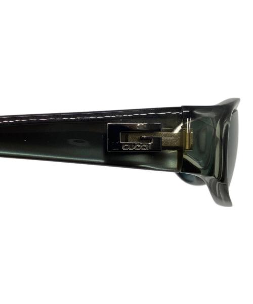 GUCCI（グッチ）GUCCI (グッチ) ヴィンテージオーバルサングラス ブルー サイズ:55▢16-120の古着・服飾アイテム