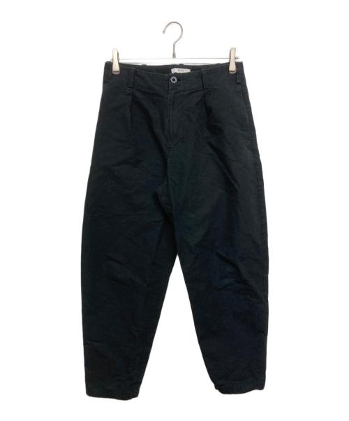 kontor（コントール）kontor (コントール) CURVE TAPERED PANTS ブラック サイズ:SIZE1の古着・服飾アイテム