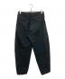 kontor (コントール) CURVE TAPERED PANTS ブラック サイズ:SIZE1：7000円