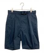 MARKAマーカ）の古着「WIDE WORK SHORTS」｜ネイビー