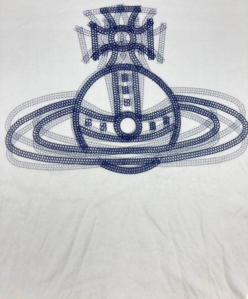 Vivienne Westwood man（ヴィヴィアン ウェストウッド マン）Vivienne Westwood man (ヴィヴィアン ウェストウッド マン) オーブプリントTシャツ ホワイト サイズ:SIZE 44の古着・服飾アイテム