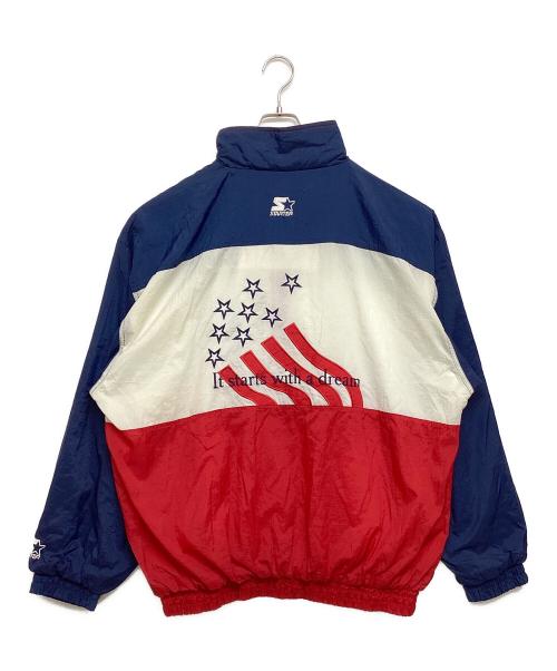 STARTER（スターター）STARTER (スターター) ヴィンテージナイロンジャケット トリコロールカラー サイズ:SIZE XLの古着・服飾アイテム