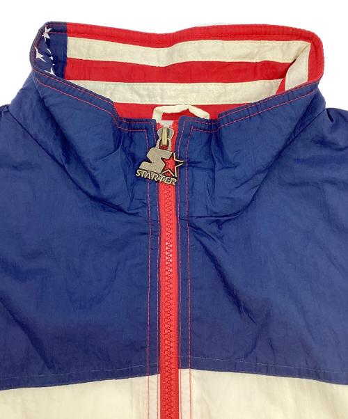 STARTER（スターター）STARTER (スターター) ヴィンテージナイロンジャケット トリコロールカラー サイズ:SIZE XLの古着・服飾アイテム