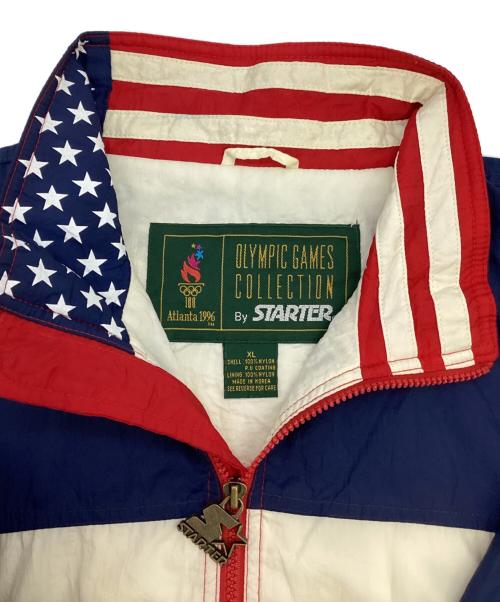 STARTER（スターター）STARTER (スターター) ヴィンテージナイロンジャケット トリコロールカラー サイズ:SIZE XLの古着・服飾アイテム