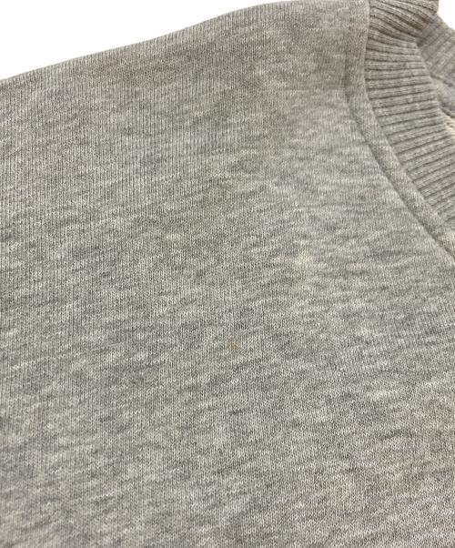 COMME des GARCONS SHIRT BOYS（コムデギャルソンシャツボーイズ）COMME des GARCONS SHIRT BOYS Cotton pile plain / cotton rib with logo print/オーバーサイズロゴスウェット グレー サイズ:SIZE Mの古着・服飾アイテム