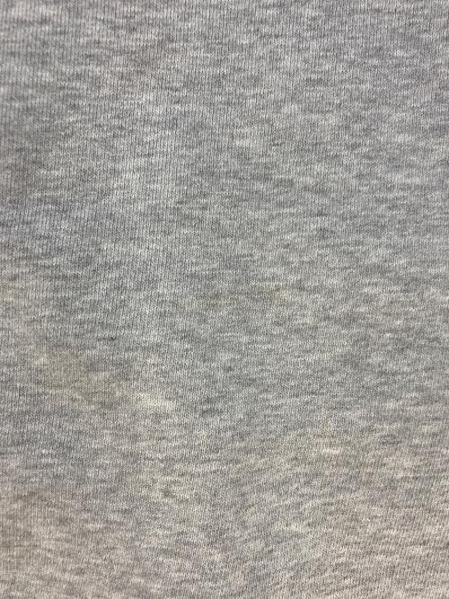 COMME des GARCONS SHIRT BOYS（コムデギャルソンシャツボーイズ）COMME des GARCONS SHIRT BOYS Cotton pile plain / cotton rib with logo print/オーバーサイズロゴスウェット グレー サイズ:SIZE Mの古着・服飾アイテム