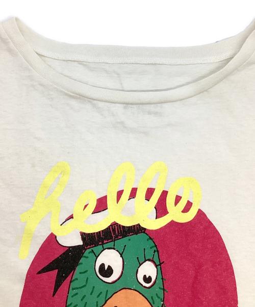 Maison Margiela（メゾンマルジェラ）Maison Margiela (メゾンマルジェラ) プリントTシャツ アイボリー サイズ:SIZE 52の古着・服飾アイテム