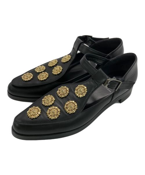 TOKYO BOPPER（トーキョーボッパー）TOKYO BOPPER (トーキョーボッパー) 厚底ストラップシューズ ブラック サイズ:SIZE23.0cmの古着・服飾アイテム