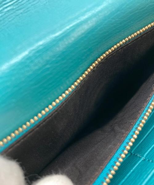 GUCCI（グッチ）GUCCI (グッチ) チェーンショルダーバッグ ブルー サイズ:実寸サイズをご参照下さい。の古着・服飾アイテム