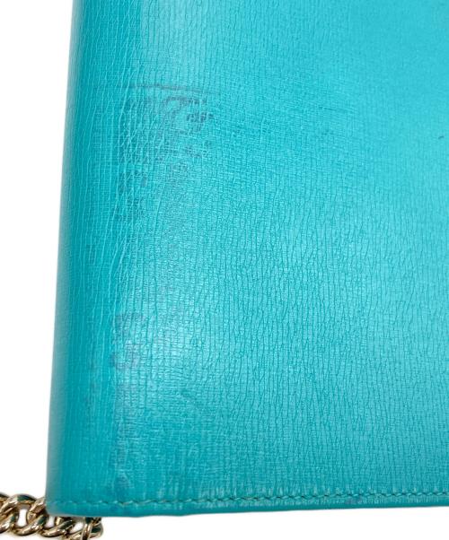 GUCCI（グッチ）GUCCI (グッチ) チェーンショルダーバッグ ブルー サイズ:実寸サイズをご参照下さい。の古着・服飾アイテム