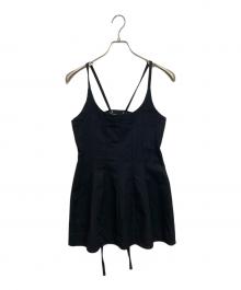 JIL SANDER（ジルサンダー）の古着「フレアヘム タンクトップ」｜ネイビー