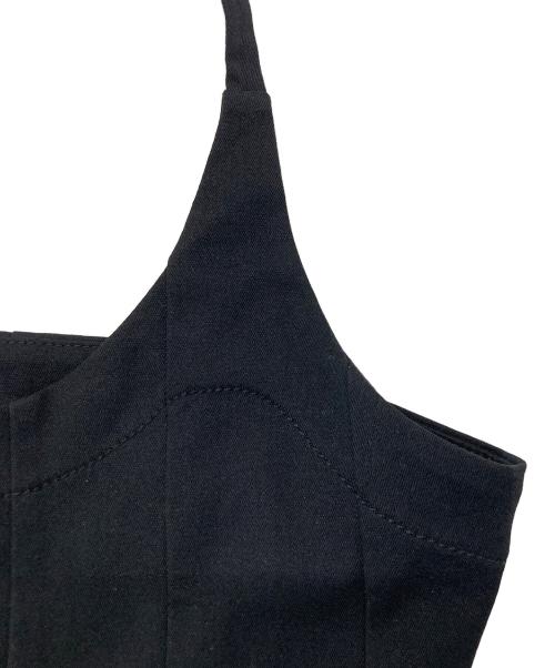 JIL SANDER（ジルサンダー）JIL SANDER (ジルサンダー) フレアヘム タンクトップ ネイビー サイズ:SIZE36の古着・服飾アイテム