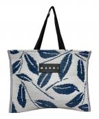 MARNIマルニ）の古着「TATAMI TOTE/タタミ トート」｜ホワイト×ブルー