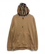 BURBERRY LONDONバーバリーロンドン）の古着「コットン×ポリエステル パーカー」｜ベージュ