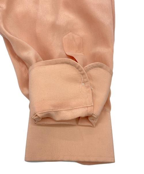 Yves Saint Laurent襟部分ヨゴレ（イヴサンローランシミ）Yves Saint Laurent襟部分ヨゴレ (イヴサンローランシミ) オールドシルクシャツ ピンク サイズ:不明の古着・服飾アイテム