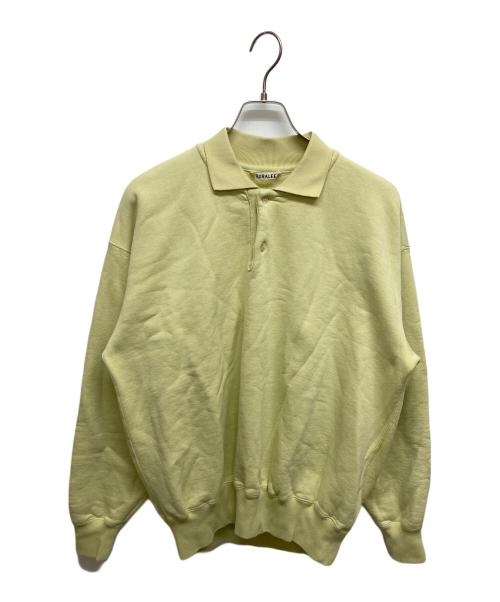 AURALEE（オーラリー）AURALEE (オーラリー) SMOOTH SOFT SWEAT POLO イエロー サイズ:SIZE3の古着・服飾アイテム