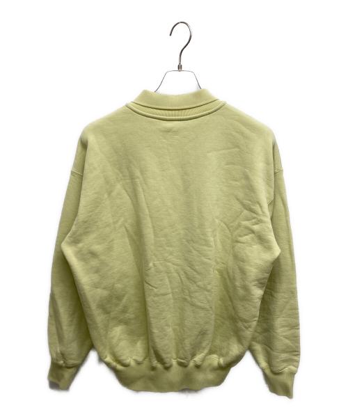 AURALEE（オーラリー）AURALEE (オーラリー) SMOOTH SOFT SWEAT POLO イエロー サイズ:SIZE3の古着・服飾アイテム