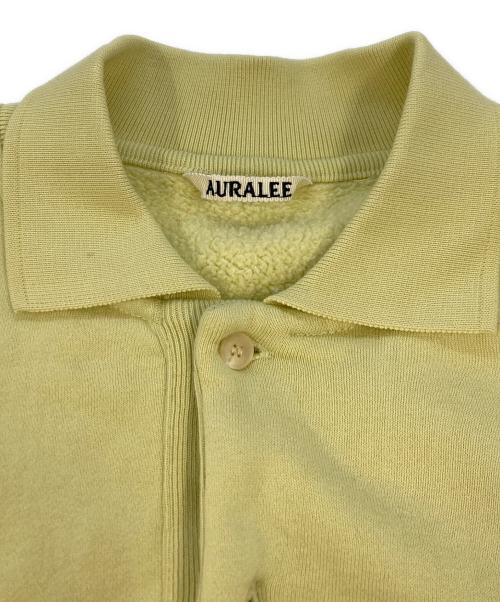 AURALEE（オーラリー）AURALEE (オーラリー) SMOOTH SOFT SWEAT POLO イエロー サイズ:SIZE3の古着・服飾アイテム