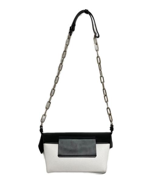 Maison Margiela（メゾンマルジェラ）Maison Margiela (メゾンマルジェラ) スナッチドスモールバッグ ブラック×ホワイト サイズ:実寸サイズをご参照下さい。の古着・服飾アイテム