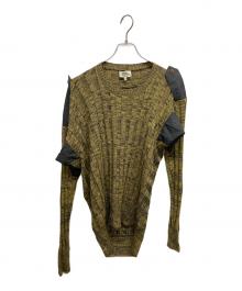 Vivienne Westwood man（ヴィヴィアン ウェストウッド マン）の古着「デザイン切替ニット」｜イエロー