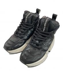 MM6 Maison Margiela（エムエムシックスメゾンマルジェラ）の古着「ハイトップ パデッド ランナー」｜ブラック