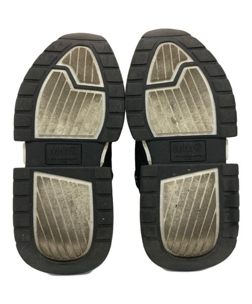 MM6 Maison Margiela（エムエムシックスメゾンマルジェラ）MM6 Maison Margiela (エムエムシックスメゾンマルジェラ) ハイトップ パデッド ランナー ブラック サイズ:SIZE 37の古着・服飾アイテム